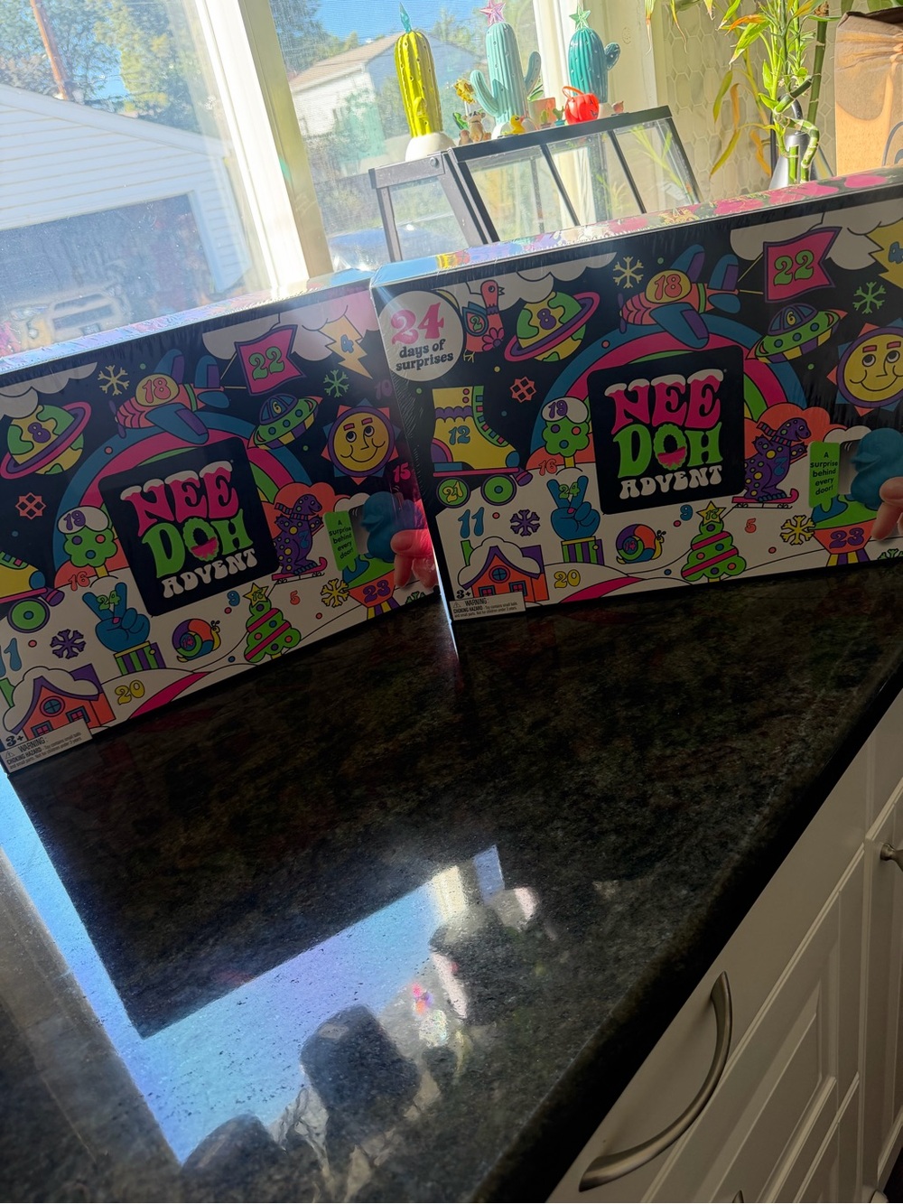 Nee Doh Advent Calendar - Colorful Neon Holiday Countdown